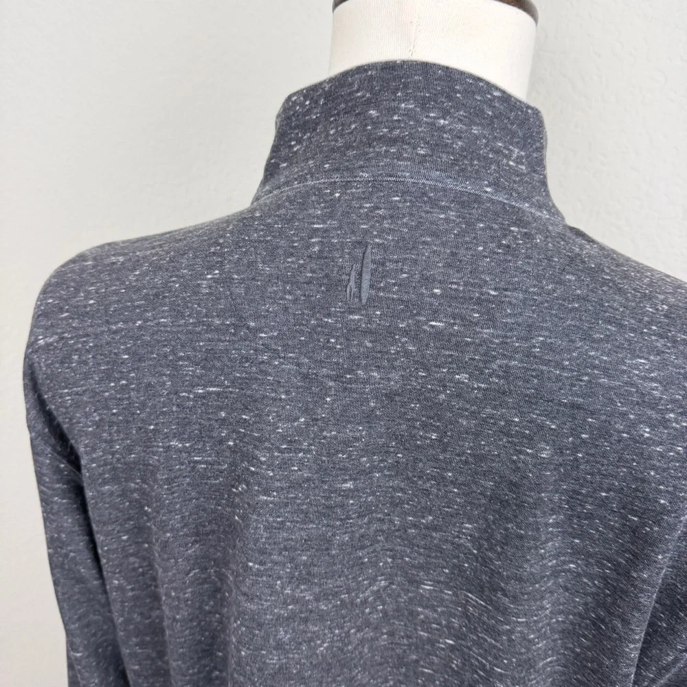Johnnie-O Sully 1/4 Zip Pull Over  | Men’s Large | Pewter